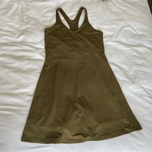 Girlfriend Collective Lola V-Neck Racerback Exercise Dress